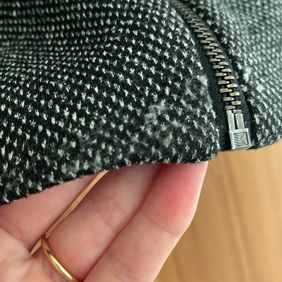 TopShop Jacket with Off-Center Front Zip + Cropped Sleeves - Picture 4 of 9